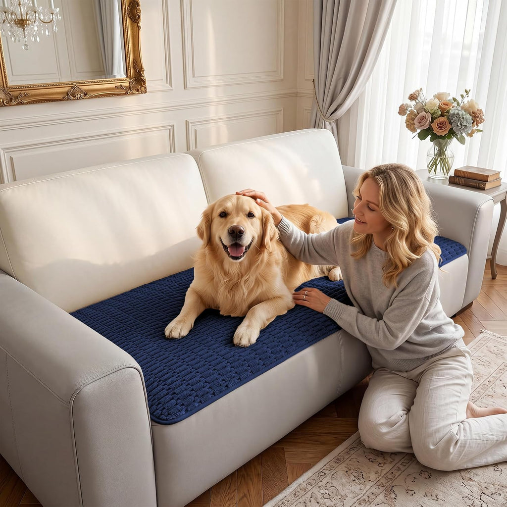 Foxdecor Couch Cover for Dogs Sofa Covers Non Slip Couch Pad Pet Friendly - Image 2