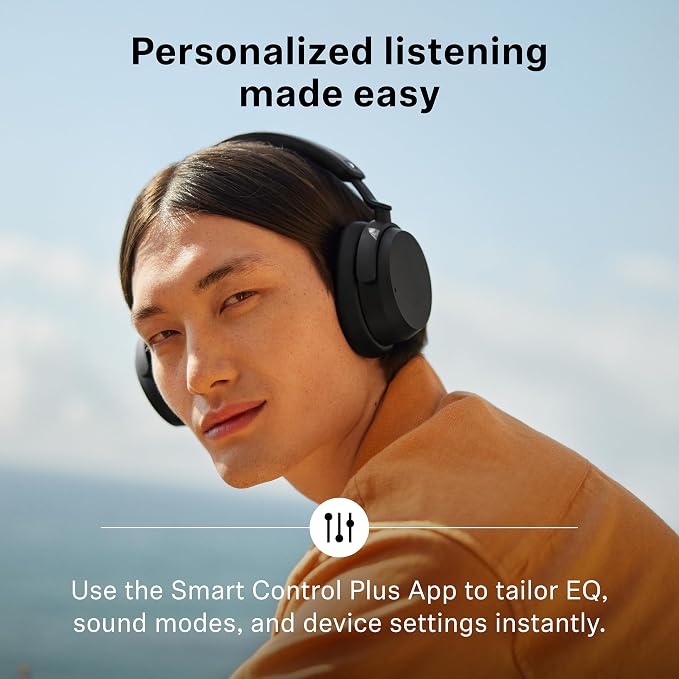 Sennheiser ACCENTUM Wireless Bluetooth Headphones, 50hr Battery, ANC, White - Image 7