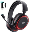 Wireless Gaming Headset for PC PS5 PS4 Mac Switch 7.1 Surround Sound 100-Hr | 2.4Ghz USB Gaming Headphones, Bluetooth 5.4 & Type-C, Noise Canceling Mic, RGB Light, Ideal for FPS, RPG Gamers, Not for Xbox by Valorise