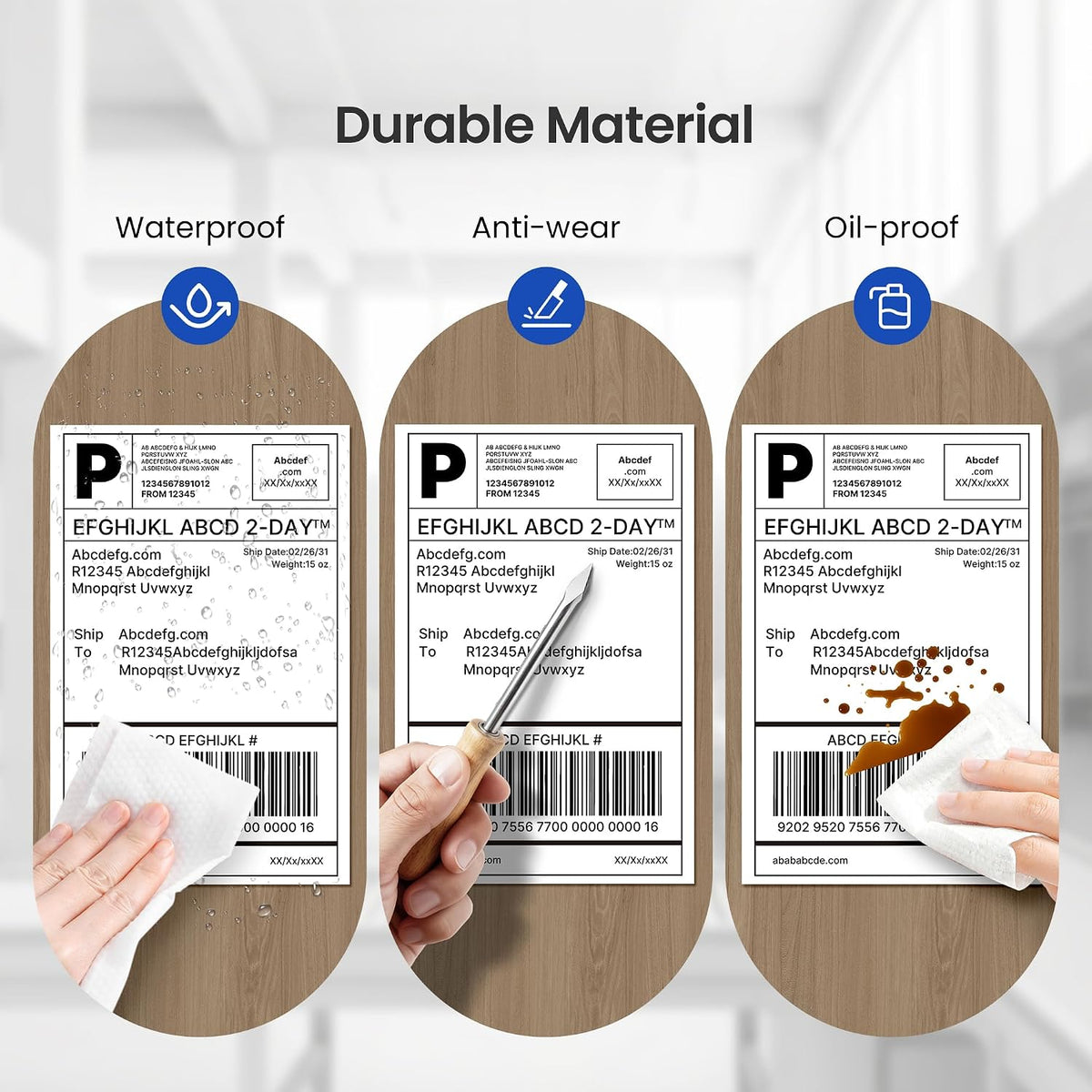 4x6 Thermal Labels, Pack of 500 Fanfold Shipping Labels for Printer - Image 4