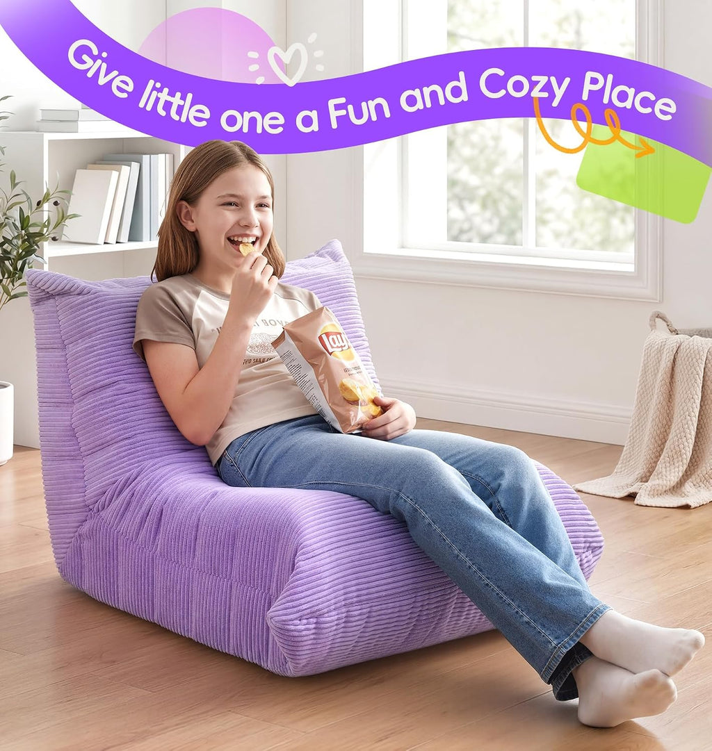 Hobestluk Medium Bean Bag Chairs Lounge Floor Chair BeanBag Couch Togo Sofa - Image 9