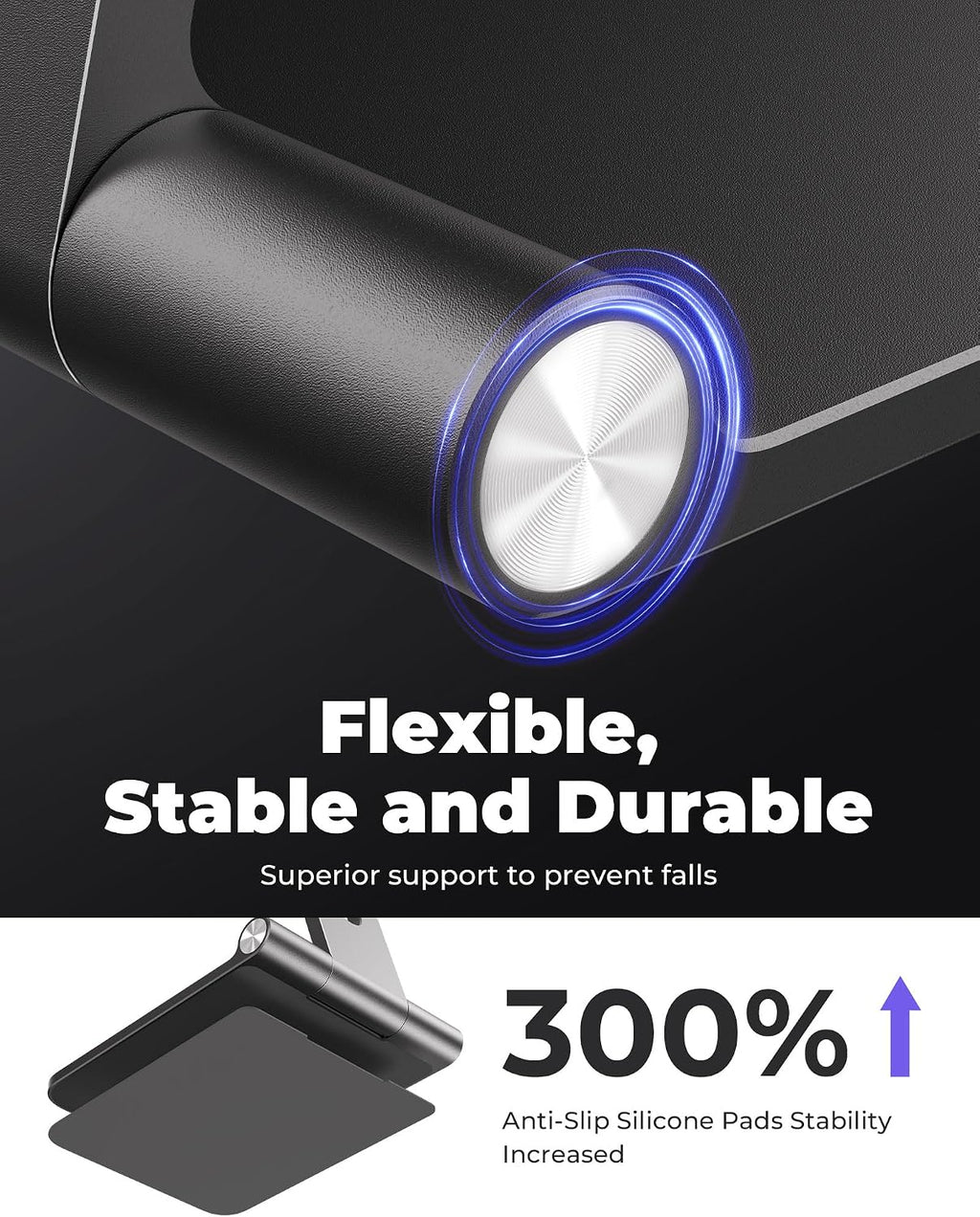 Foldable Adjustable Magnetic Stand Holder for Rog Ally X, iPhone - Image 6