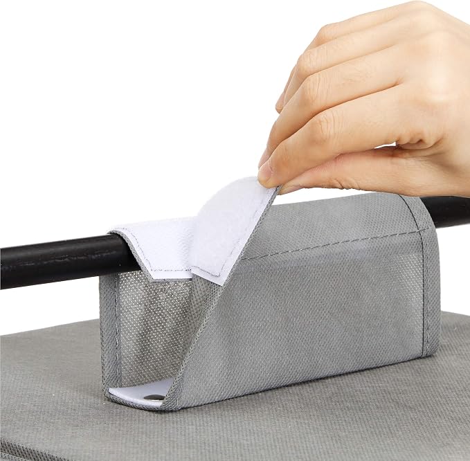 Amazon Basics 6-Tier Hanging Closet Organizer with Removable Drawers for Sweaters, 6.9"D x 13.6"W x 12.2"H, Grey - Image 4