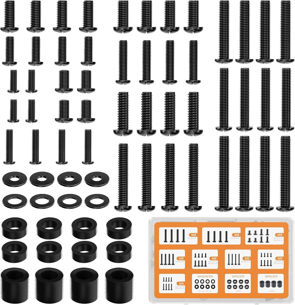 WALI Universal TV Mounting Hardware Set, M4,M5,M6,M8 Screws (UVSP) by WALI