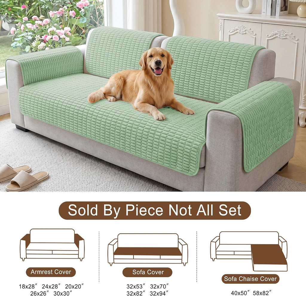 Foxdecor Couch Cover for Dogs Sofa Covers Non Slip Couch Pad Pet Friendly - Image 6