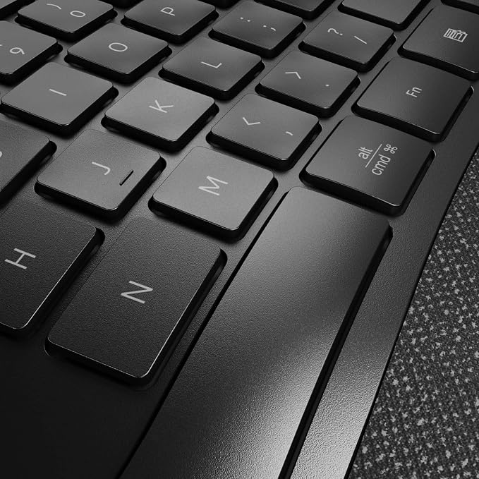 Micropack Split Ergonomic Keyboard Wireless, Multi Device Bluetooth & USB Receiver Connectivity, Rechargeable USB-C Silent Scissor Keys with Palm Support, Compatible with Mac PC Laptop Home Office - Image 8