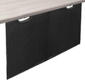 VIVO Black 30 inch Under Desk Privacy and Cable Management Organizer Sleeve, Wire Hider Kit Panel System, DESK-SKIRT-30 by Unknown