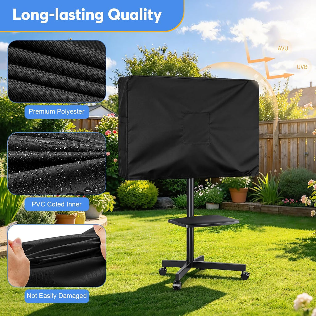 Mobile TV Stand Cover for 70-75 Inch Mobile TV Cart - Image 5