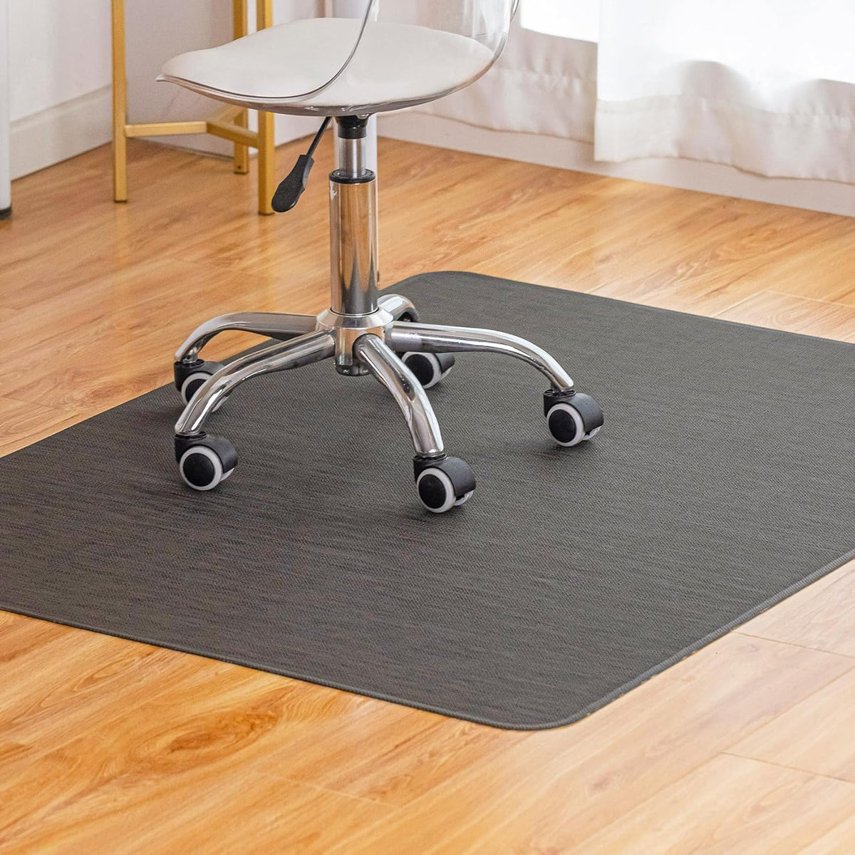 Baroyal Office Chair Mat for Hardwood Floor, Anti-Slip PVC, 48 x 48 Inch by BARoyal