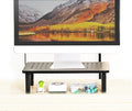 Monitor Stand for Desk Monitor Riser, Adjustable Laptop Riser, Desk Organizer Desktop Printer Laptop Storage Shelf, Mesh Metal Computer Item Stand (1 Piece)(14.5" Lx9.3 W) by Unknown
