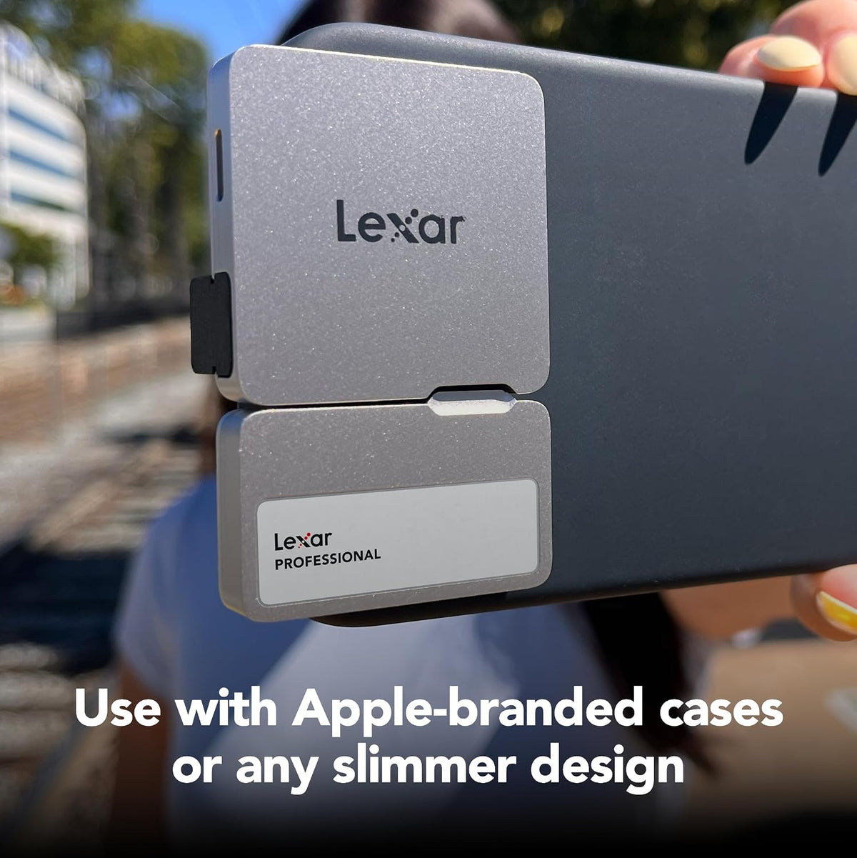 Lexar 1TB Go Portable SSD w/Hub, 1050MB/s Read, USB 3.2 Gen2, Ultracompact - Image 4