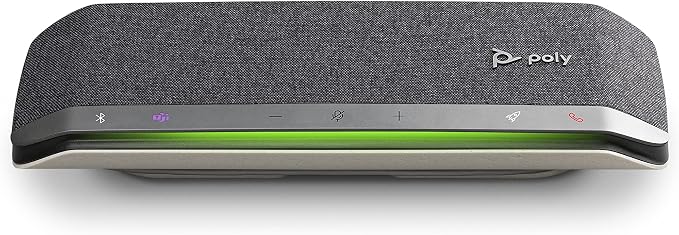Poly - Sync 40+ Bluetooth Smart Speakerphone (Plantronics) - Flexible Work Spaces - Connect to PC/Mac via Included BT600 Dongle and Smartphones via Bluetooth - Works with Teams, Zoom & More - Image 2