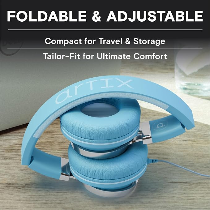 ARTIX USB C Headphones Wired for Kids & Adults with Mic & Volume Control, Type C Wired Headphones for iPhone 17, 16, 15, Samsung, Android - USBC Teens Corded Head Phones for Laptop, Computer, Tablet - Image 5
