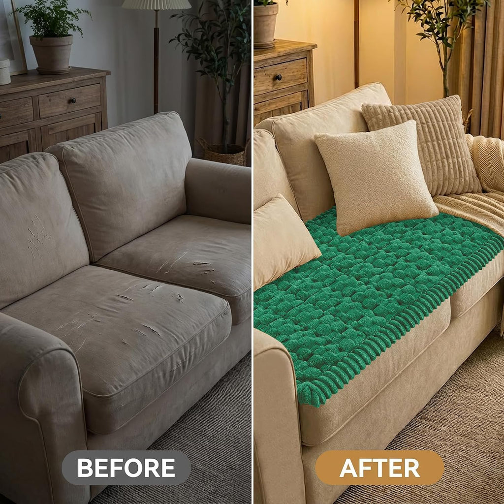 Smiry Couch Covers for Dogs, Non Slip Fuzzy Pet Sofa Protector Washable - Image 7