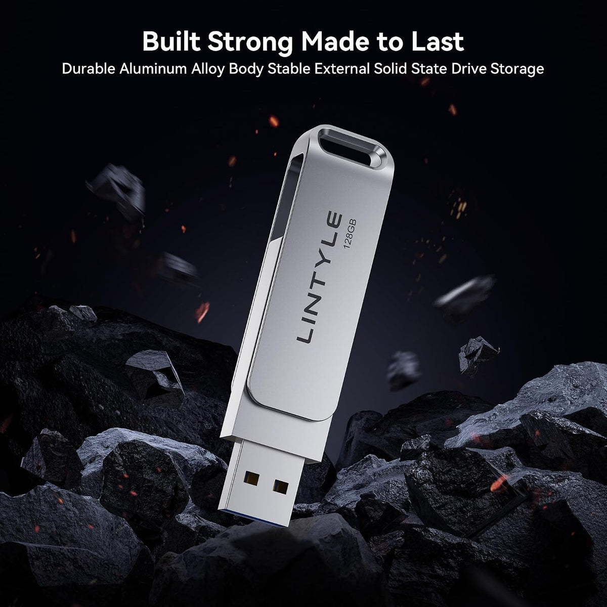 128GB External SSD Up to 450MB/s Read Solid State Dual Drive - Image 6