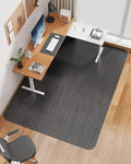 Ultra Large Office Chair Mat for Hardwood Floor, Rolling Chair Mat for Hard Wood, Large Anti-Slip Hard Floor Protector, Heavy Duty Computer Desk Rug for Office and Home 35.4"*47.2" Black by Blvornl