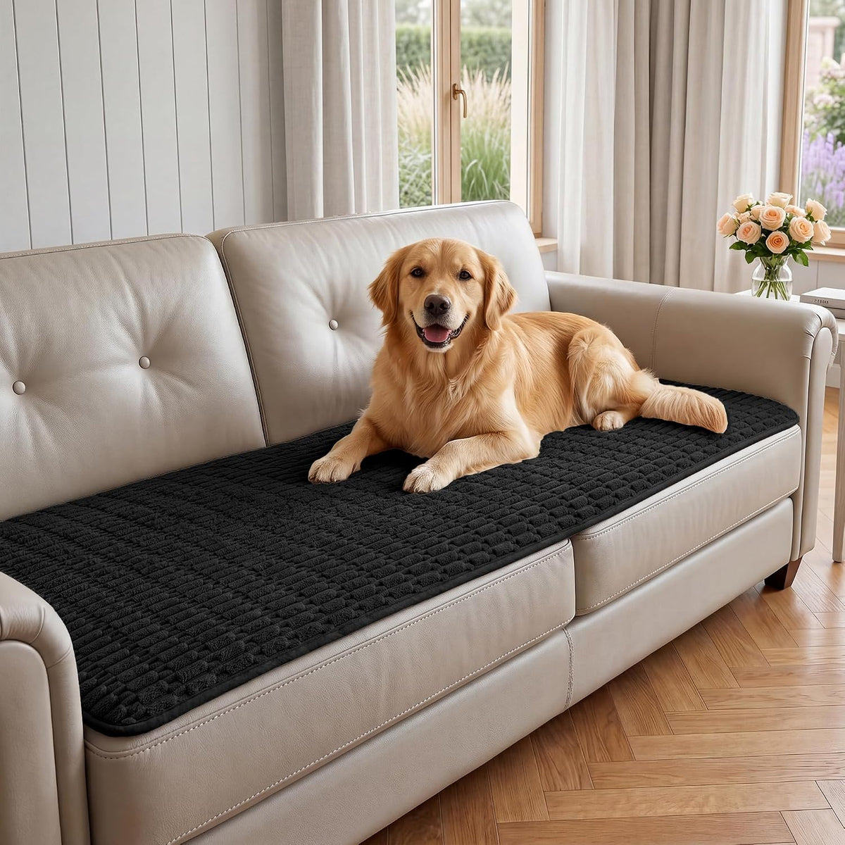 Foxdecor Couch Cover for Dogs Sofa Covers Non Slip Couch Pad Pet Friendly by Foxdecor