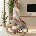Ergonomic Kneeling Chair with Adjustable Seats - Knee Chair for Posture Correction & Kneel Rocking Stool for Desk - Back Pain Relief for Home and Office, Supports 250 pounds - 5 Years Warranty by NYPOT