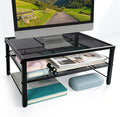 COSYAWN Metal Monitor Stand Riser, 2-Tier Desk Organizer for Laptop,1 Pack by COSYAWN