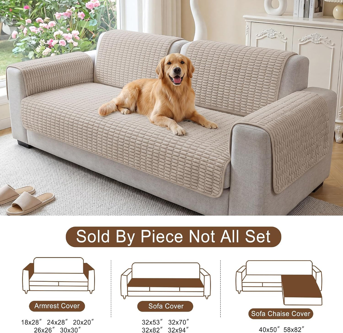 Foxdecor Couch Cover for Dogs Sofa Covers Non Slip Couch Pad Pet Friendly - Image 6