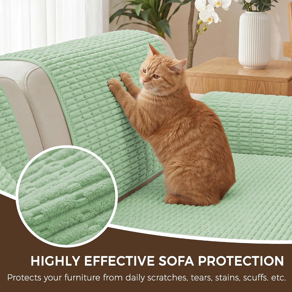 Foxdecor Couch Cover for Dogs Sofa Covers Non Slip Couch Pad Pet Friendly - Image 5