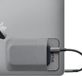 Slipdrive - Portable Hard Drive Sleeve for Laptop - SSD Solid State Drive - Reusable Adhesive - 5” x 3.2” Stick on External Hard Drive Carrying Case - Travel Pocket Pouch (Small, Gray) by Slipdrive