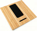 Foldable Sofa Couch Armrest Tray Wooden Anti-Slip with Phone Holder by NERCHVO