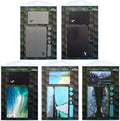 Mouse Pad Adhesive Bottom - Sticks to Any Surface - Portable - Webcam Covers and Screen Cleaner Included (5 Pack - TOP Picks) by GeckoTravelTech