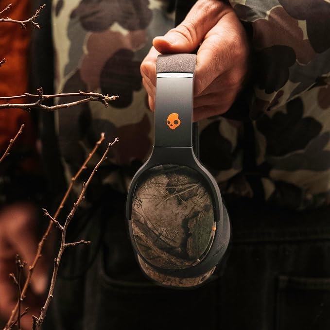 Skullcandy Crusher Evo Wireless Over-Ear Headphones - Realtree APX | Multi-Sensory Bass, Noise Isolating Over-Ear Fit, 40 Hours Battery, Microphone, Working Out, Gym, Travel, Studying, Music - Image 7