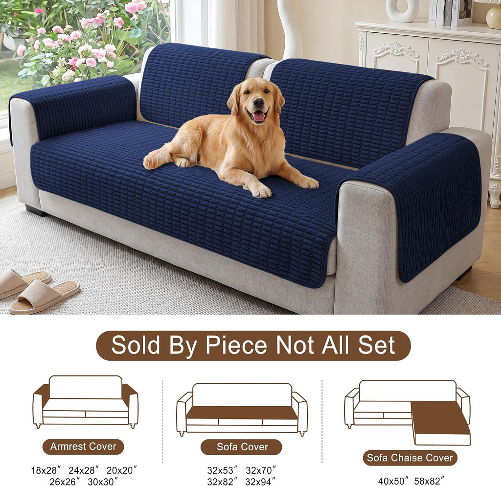 Foxdecor Couch Cover for Dogs Sofa Covers Non Slip Couch Pad Pet Friendly - Image 6