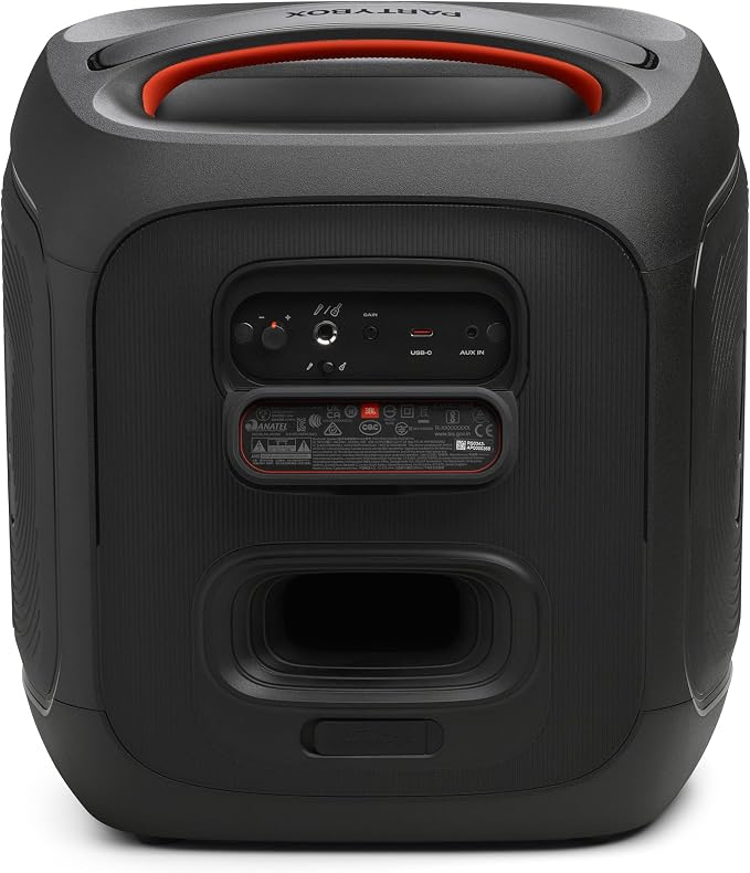 JBL PartyBox Encore Essential 2 Portable Speaker, AI Sound Boost - Black | Dynamic Lightshow, up to 15 Hour Battery, Mic And Guitar Inputs, Auracast Stereo Link, App Control, Splash Proof - Image 7