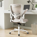 Office Chair, Ergonomic Desk Chair with Adjustable Lumbar Support and Flip up Armrest, Breathable Mesh Computer Chair for Home Office, Khaki by Unknown