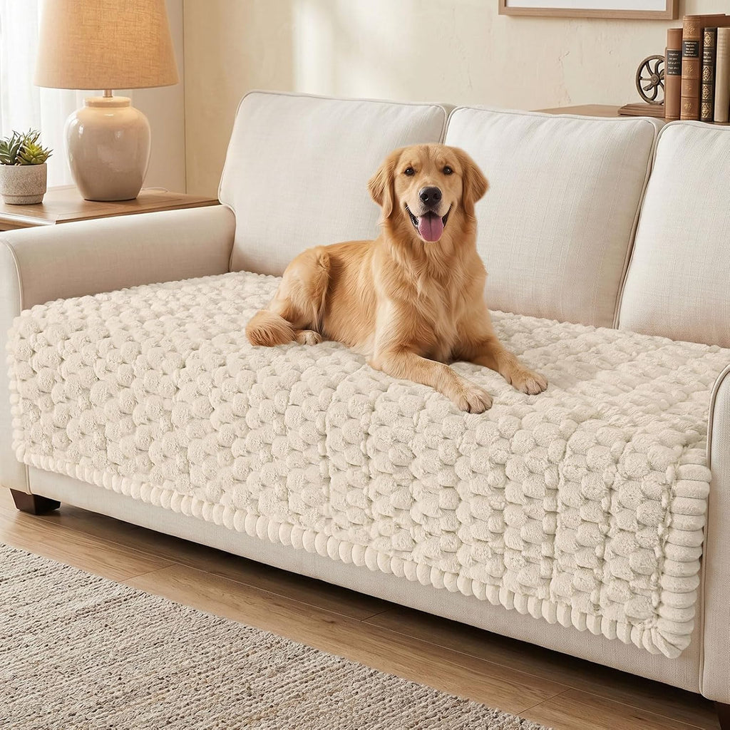 Smiry Couch Covers for Dogs, Non Slip Fuzzy Pet Sofa Protector Washable by Smiry