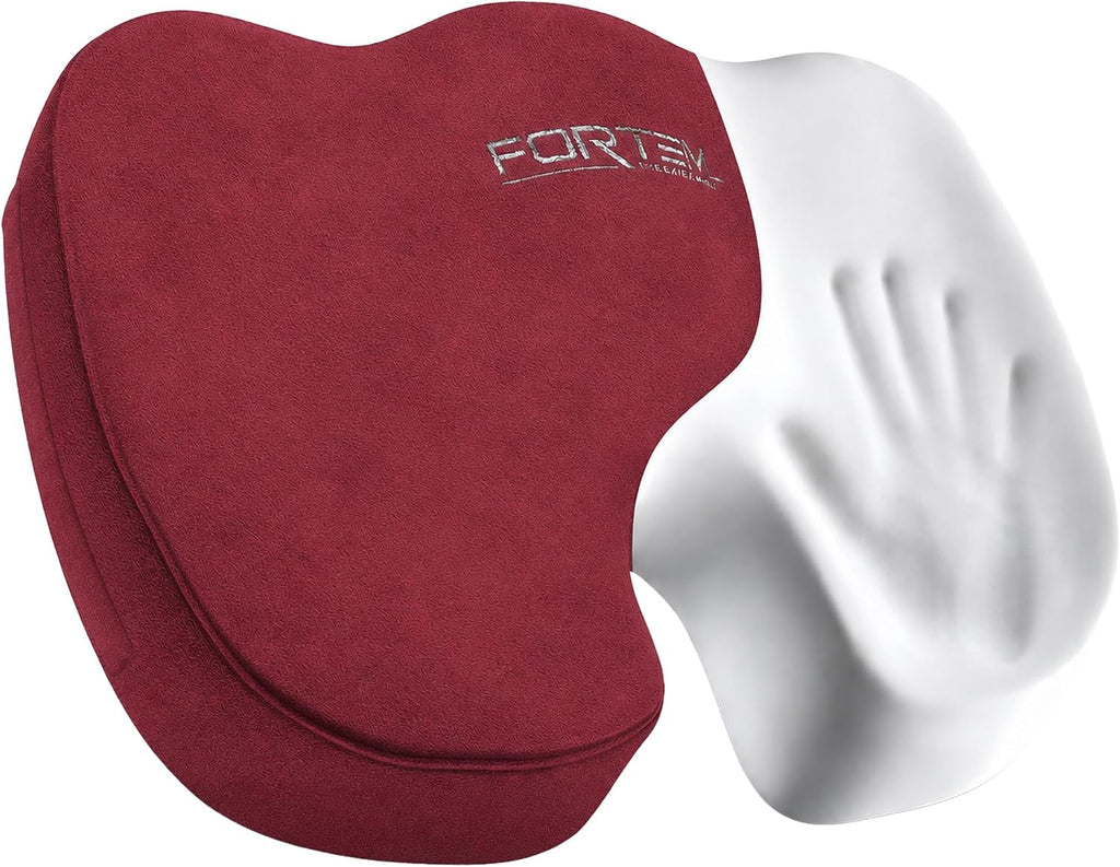 FORTEM Seat Cushion, Office Chair Cushion for Tailbone Sciatica Pain Relief by FORTEM