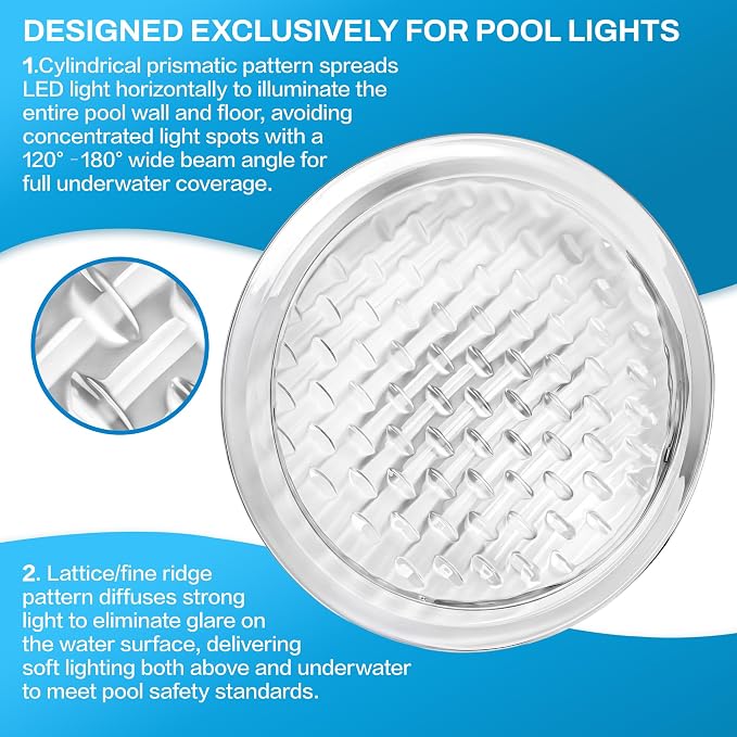 10" Pool Light Glass Replacement Lens, Model 79100100 | Model 79100100 - Image 5