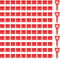 2026 New 100‑Pack USB‑A Color‑Coded Port Security Locks with 5 Keys (Red) by WXZRLIU