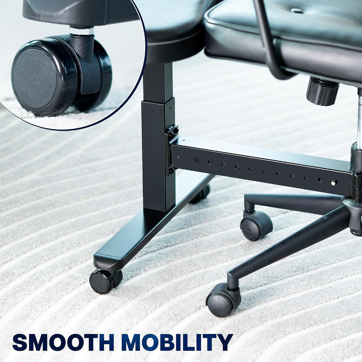 VIVO Retrofit Height Adjustable Footrest for Office Chair, Holds 242 lbs - Image 8