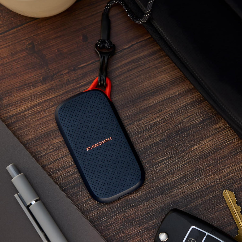 Sandisk 500GB Portable SSD, Up to 1000MB/s Read Speeds, Black (New Model) - Image 8