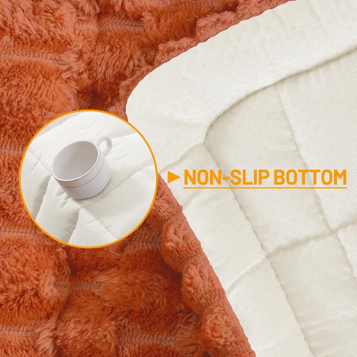 Smiry Fall Couch Cover for Dogs, Non Slip Fuzzy Pet Sofa Protector Washable - Image 11