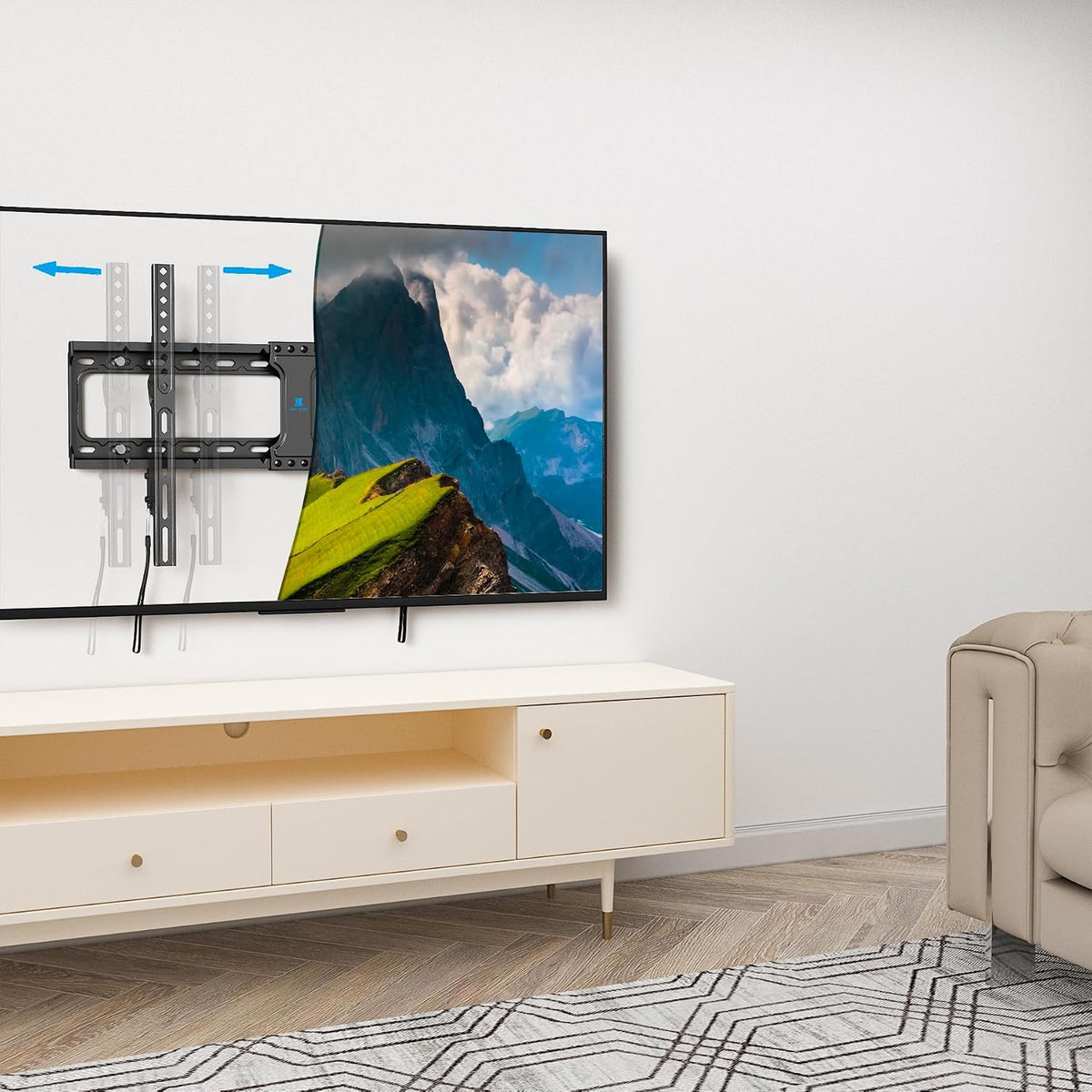 Fixed TV Wall Mount Bracket for 50 55 65 70 75 85 86 Inch TVs - Image 6