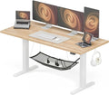 Electric Standing Desk with Cable Management,63 x 24 inch Height Adjustable Desk with Memory Presets, Sit Stand Table for Work from Home, Ergonomic Computer Desk,Oak by Acrolix