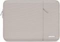 MOSISO Laptop Case 15 inch, Laptop Sleeve Bag with Pocket | Compatible with MacBook Air 15 inch M5 M4 M3 M2 2026-2023, Dell XPS, Polyester Vertical Computer Bag, Stone Gray by MOSISO