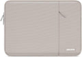 MOSISO Laptop Case 13.3 inch, 13-13.3 inch Laptop Sleeve Bag with Pocket | Compatible with MacBook Air/Pro 13/Pro 14 M5 M4 M3 M2 M1, HP Dell ASUS Lenovo, Polyester Vertical Computer Bag, Stone Gray by MOSISO