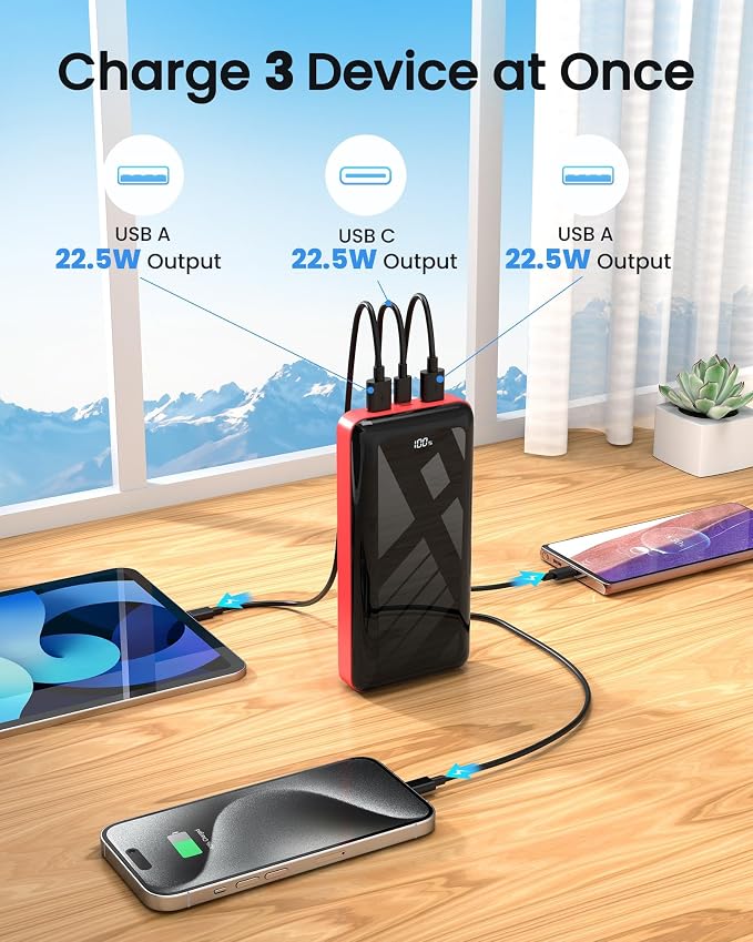 Portable Charger Power Bank 50000mAh 22.5W Fast Charging Battery Pack - Image 6