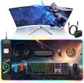 TopMade Wireless Charging Mouse Pad, RGB Gaming Mousepad Home Office Desk Pad, 31.5” x 15.8” Large Desk Mat, Waterproof Keyboard Pad, Cosmic Planet (Includes 20W PD Power Adapter & 6.56ft Woven Cable) by TopmadeProduct-Ordernow