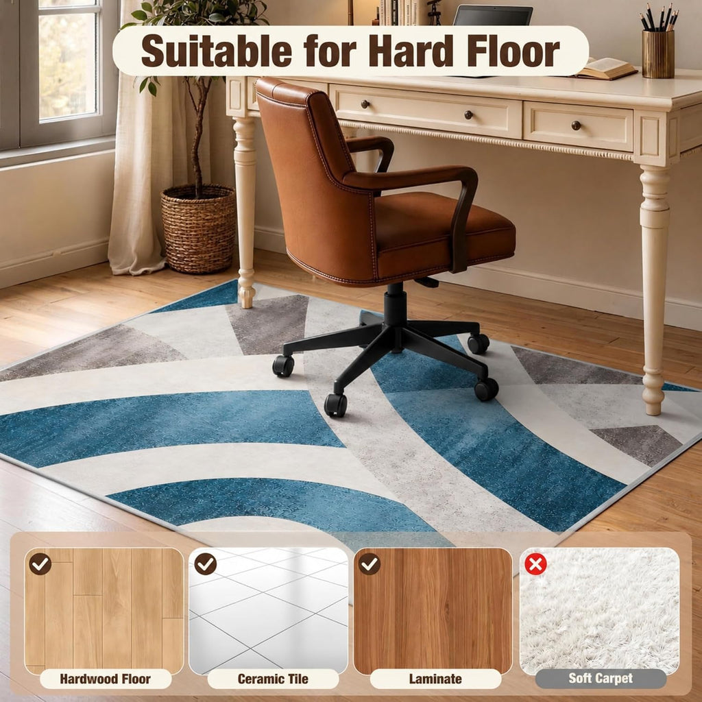Office Chair Mat for Hardwood Floor, Desk Chair Mat, 48" x 36" - Image 6