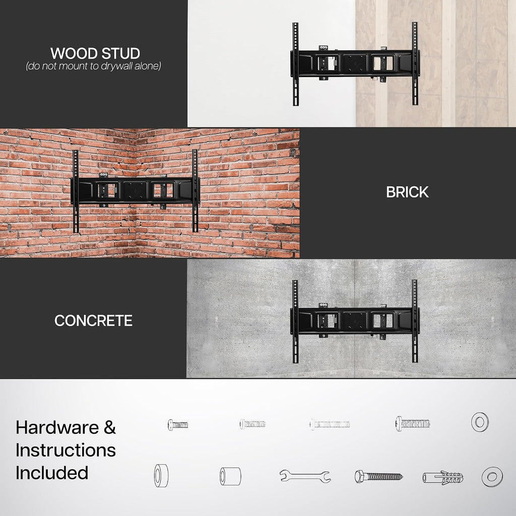 VIVO Corner TV Wall Mount for 37-70 in Screens, Max VESA 600x400mm - Image 6