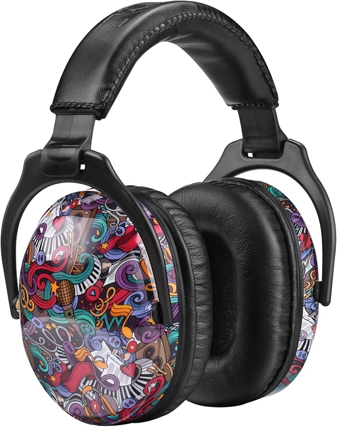 ZOHAN EM030 Kids Ear Protection, Noise Cancelling Headphones Ear Muffs for Autism Sensory, Safety Noise Reduction Hearing Protection for Monster Truck/Concerts/Fireworks/Air Shows by ZOHAN