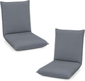 Giantex 2-Pack Floor Chair with 6 Adjustable Position, Metal Frame, Grey by GIANTEX