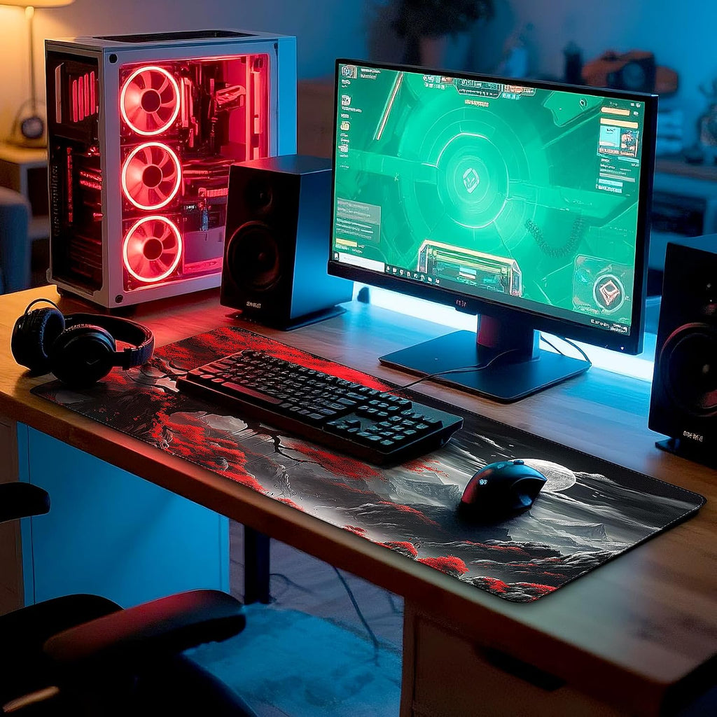 Gaming Mouse Pad - Desk Mat for Keyboard and Mouse - Anime Mousepad Desk Pad with Non-Slip Base, Japanese Large Mouse Pad for Office, Desktop Protection Decoration and Daily Use - Image 7